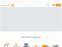 Tablet Screenshot of payasyoutrack.com